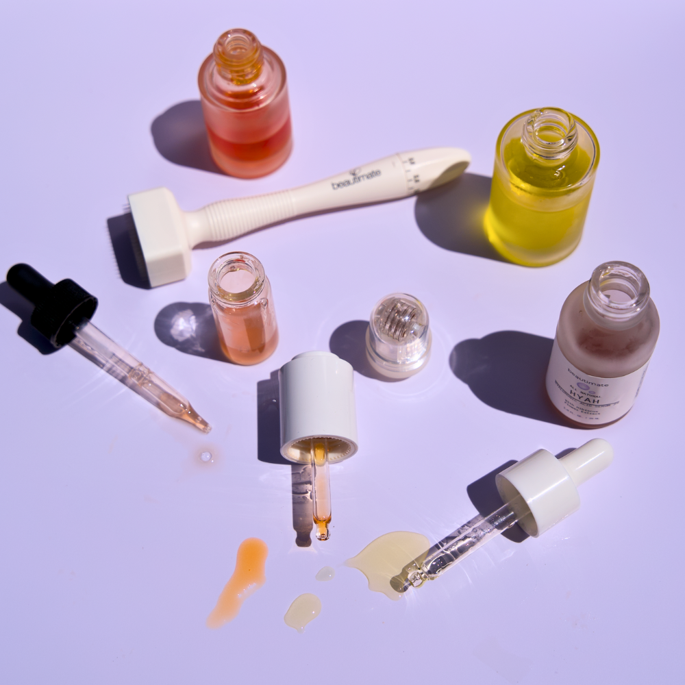 beautimate skincare tools and serums