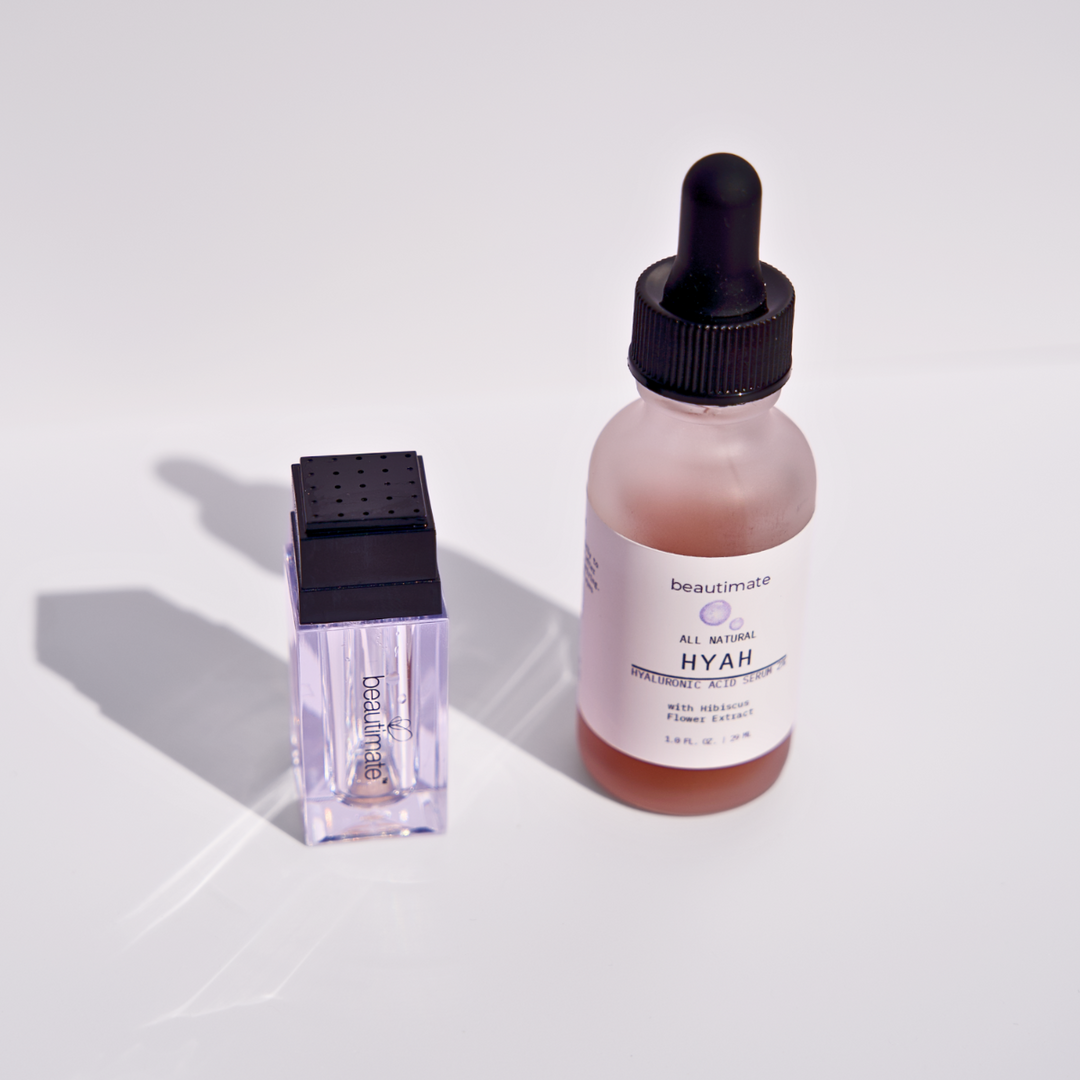 Microneedling Hydra Stamp and Hyaluronic Hyah Serum