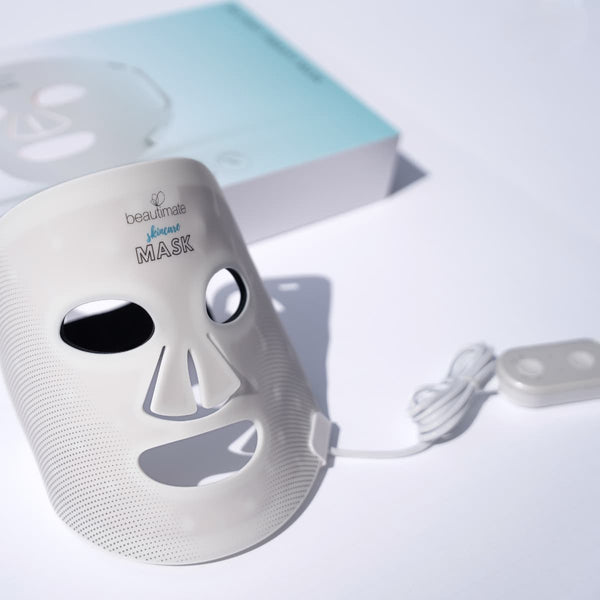 Beautimate LED light therapy mask with packaging