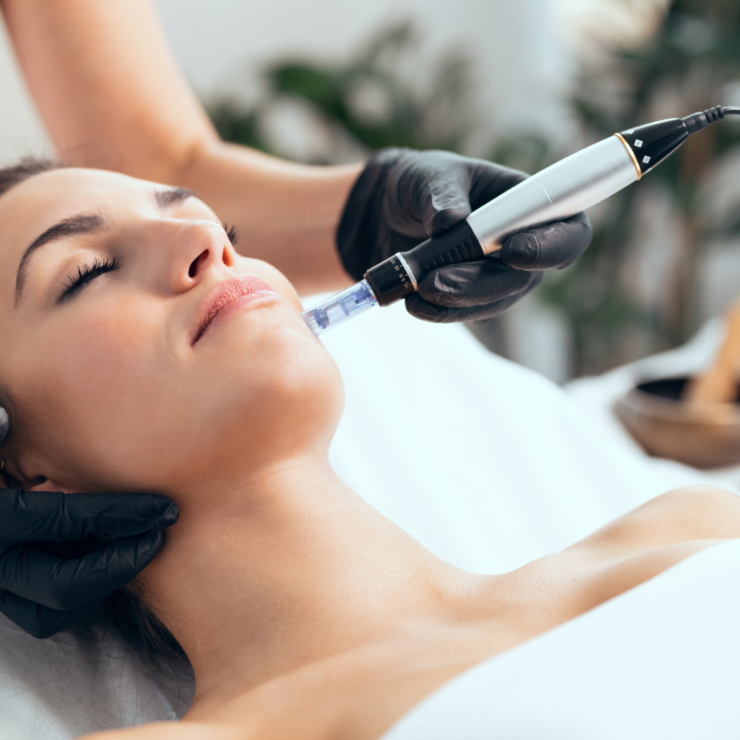 microneedling with Dr pen A1