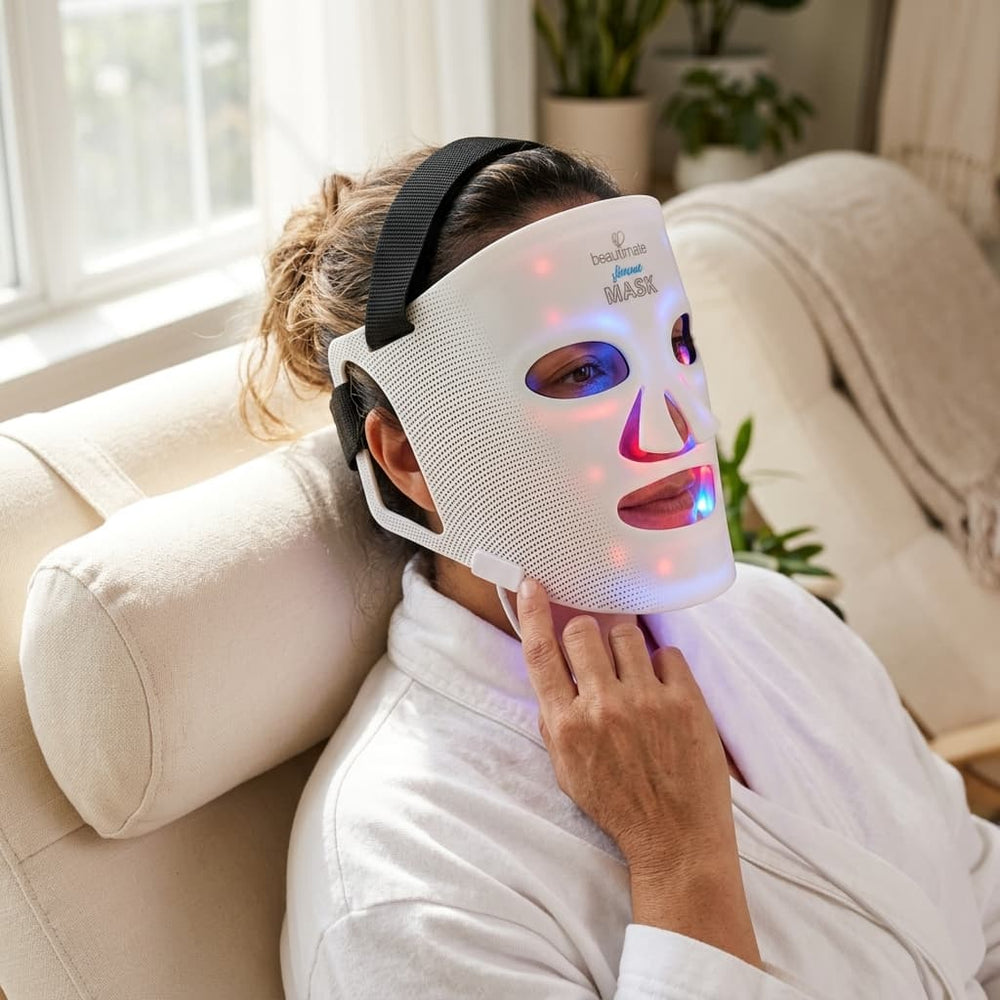 beautimate led light therapy mask with the remote control