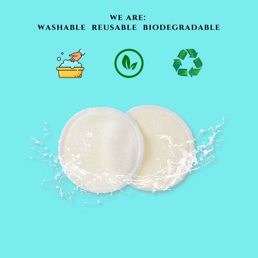 our makeup remover pads are washable reusable and biodegradable 