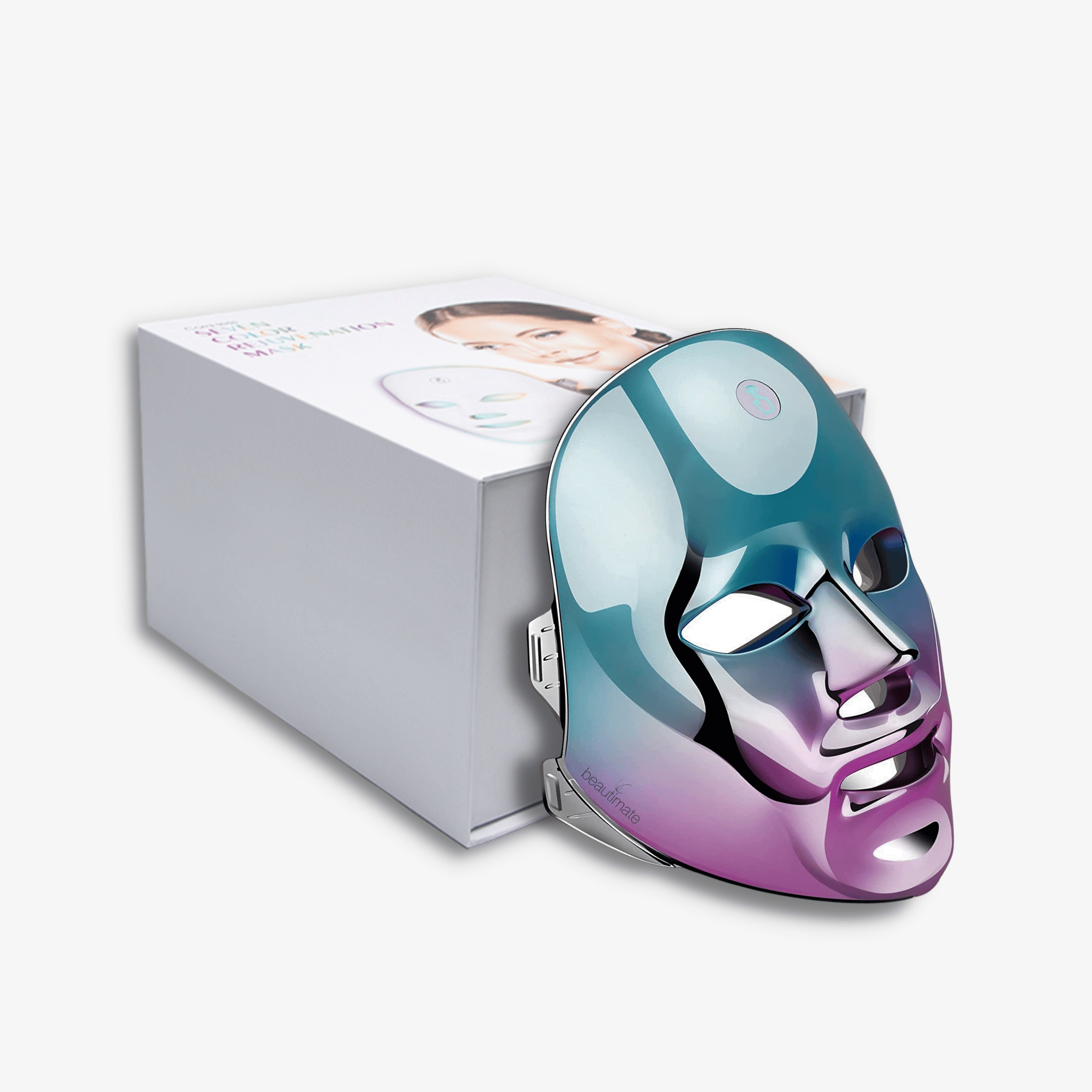 beautimate 7 color led mask with the packaging
