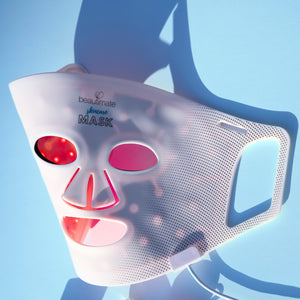 beautimate led light therapy mask red, blue, infra-red 