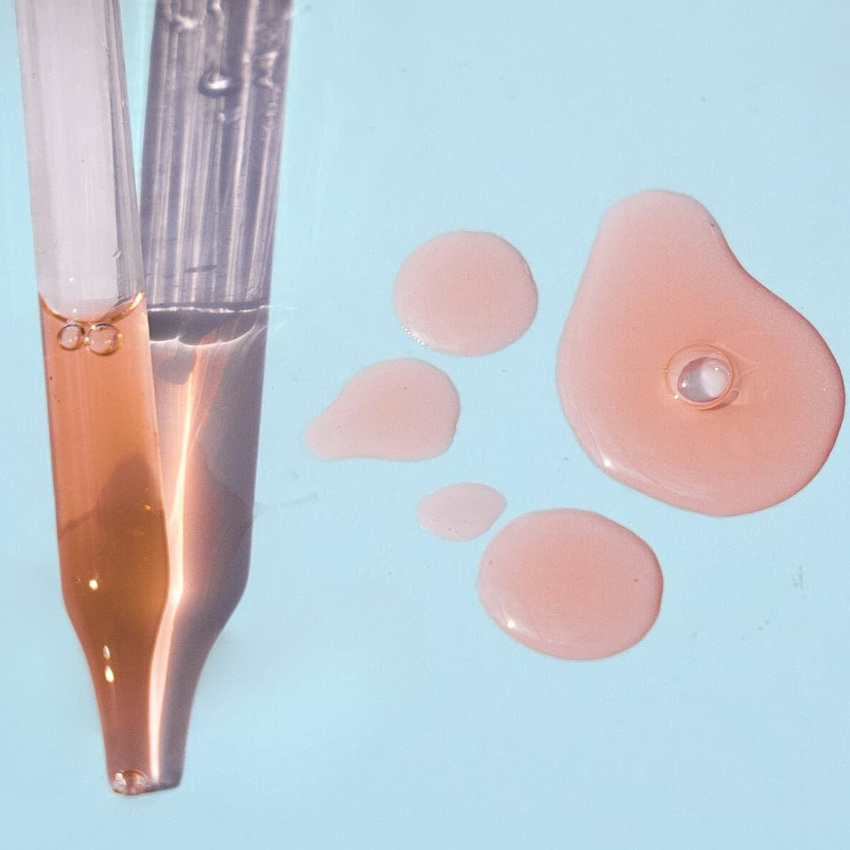 Hyah Serum texture demonstrating a lightweight, fast-absorbing formula.