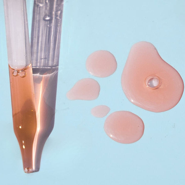 Hyah Serum texture demonstrating a lightweight, fast-absorbing formula.