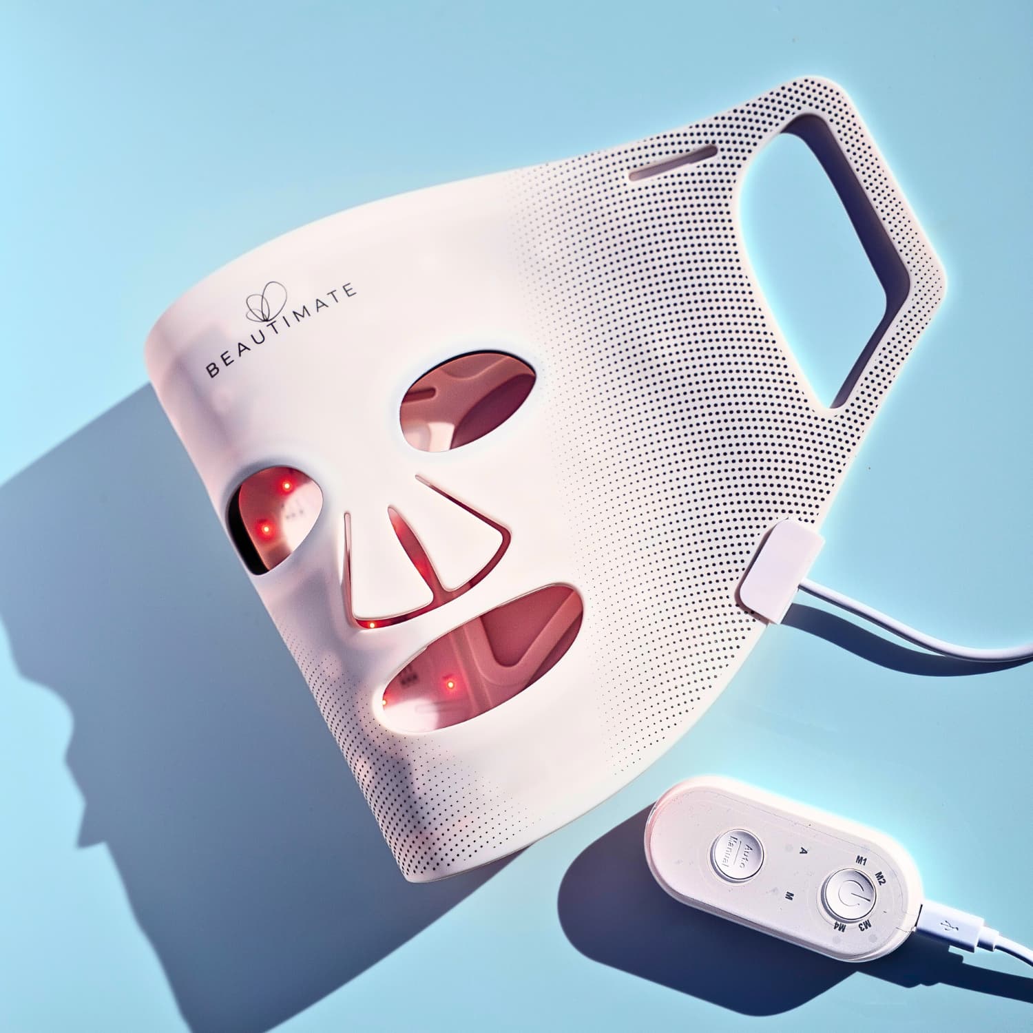 beautimate led light therapy mask with the remote control