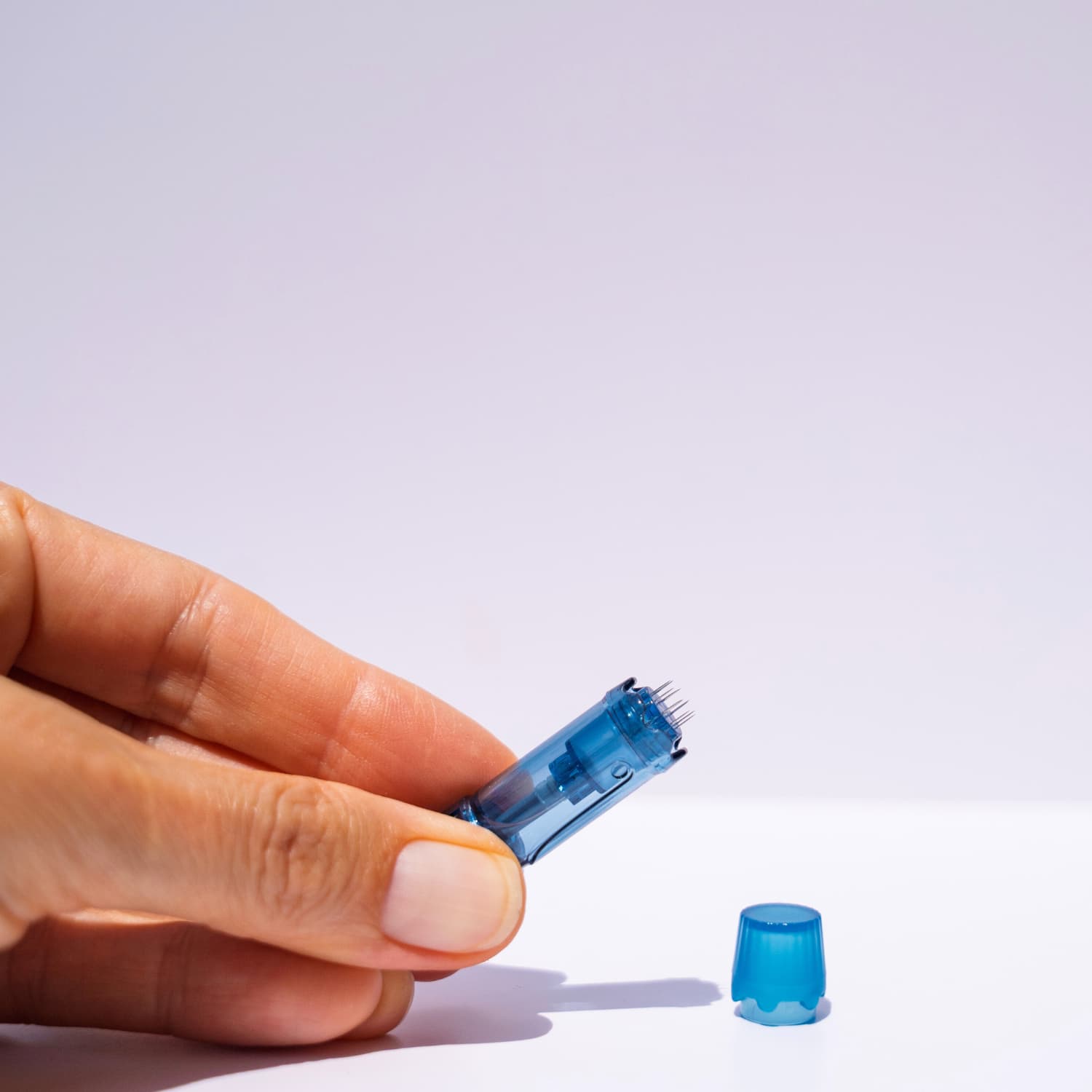 beautimate microneedle pen replacement cartridge with a protective cap