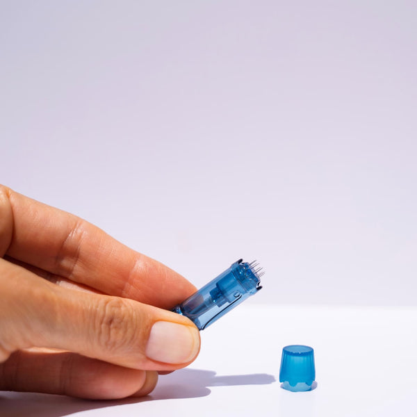 beautimate microneedle pen replacement cartridge with a protective cap