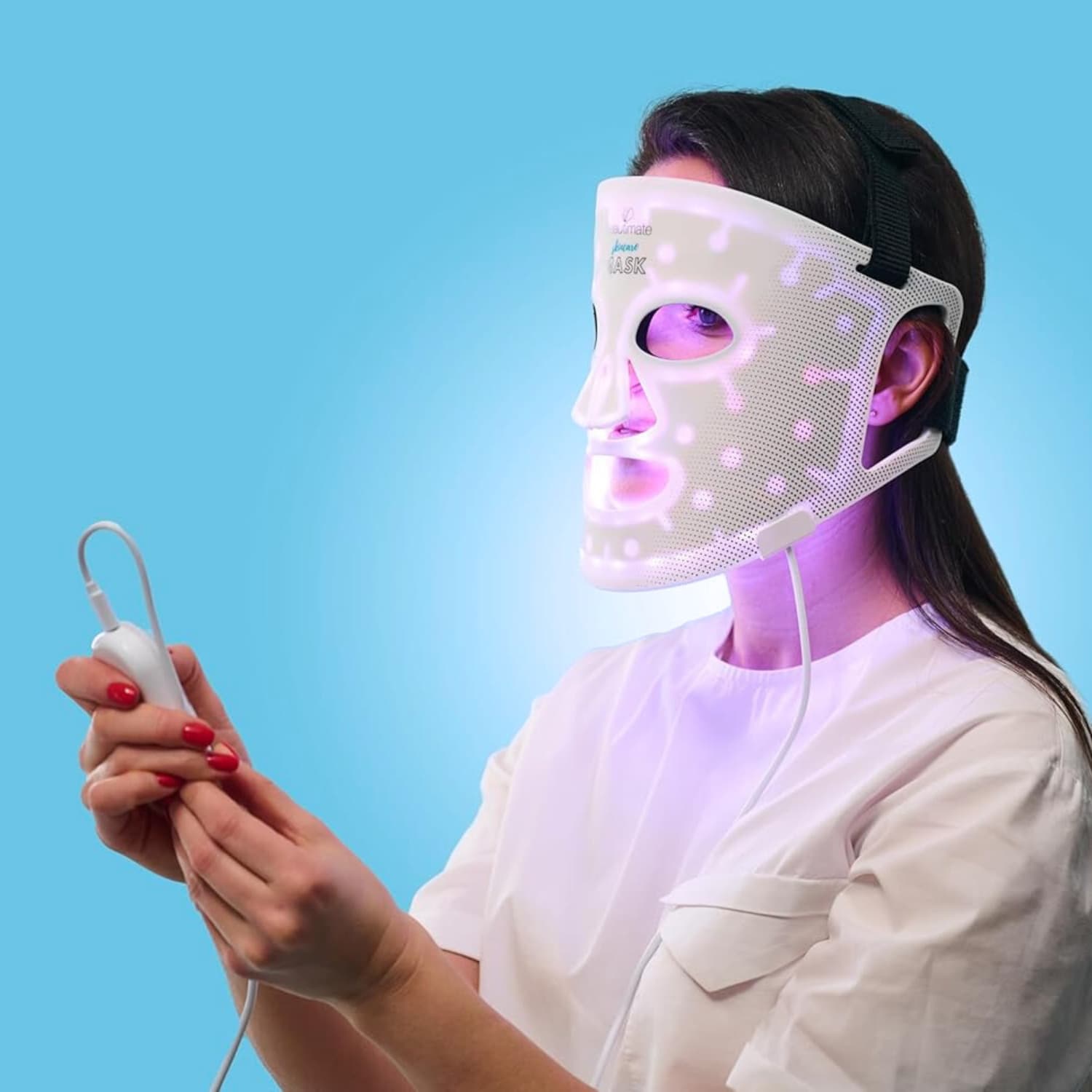 Near-infrared light setting for deep skin healing and elasticity support