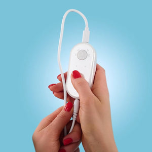 Easy-to-use LED mask control panel with timer and light mode settings
