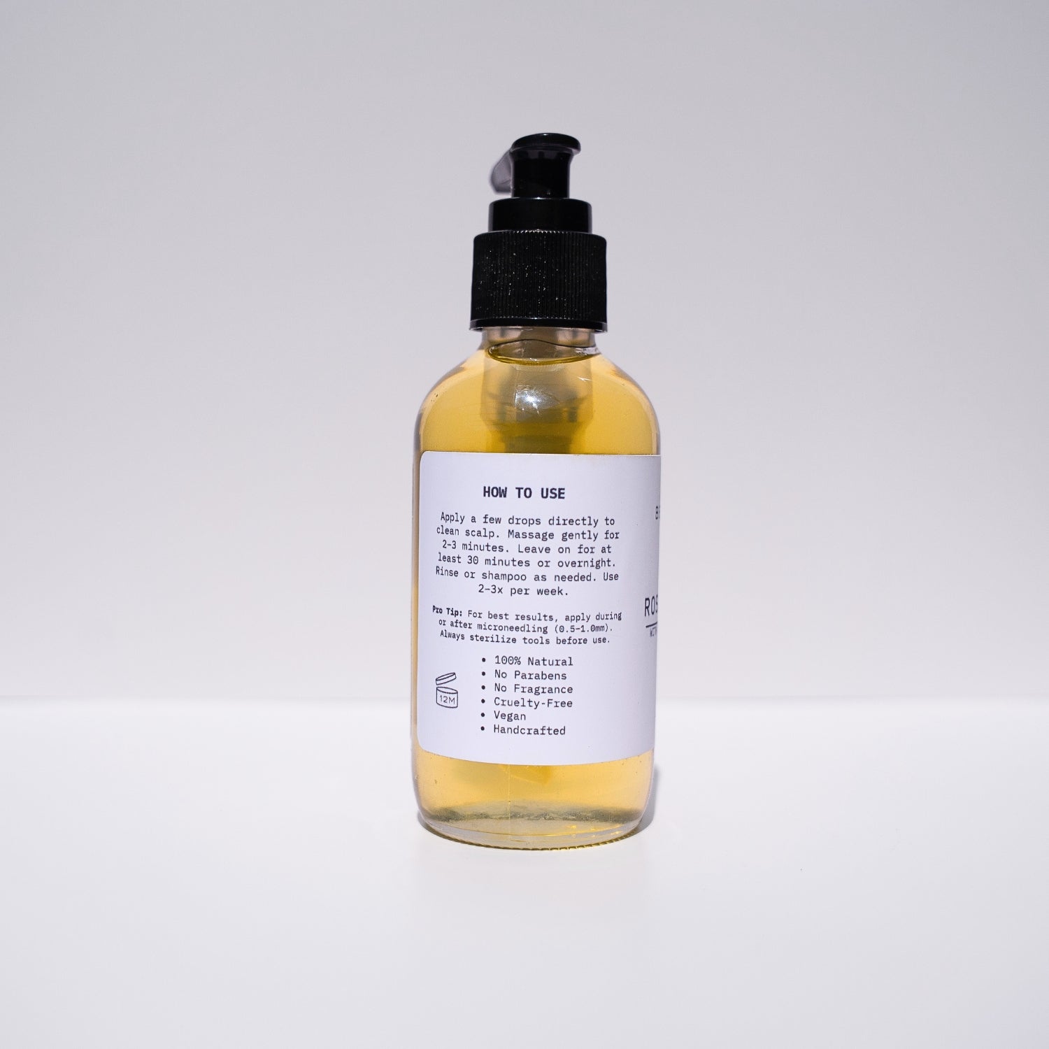 rosemary oil with organic castor oil 