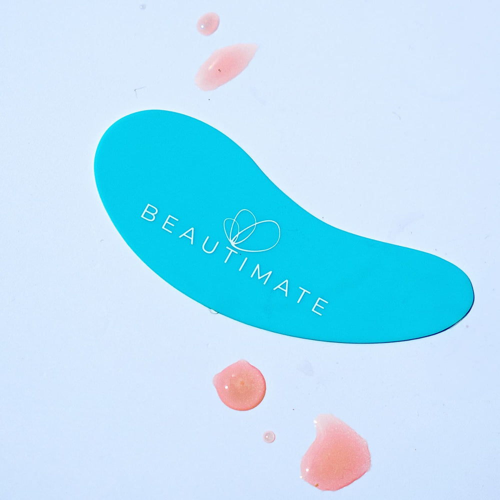 Beautimate reusable silicone eye patches with metal storage tin.