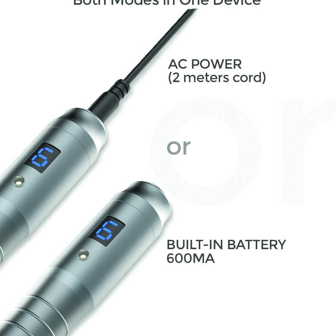 dr pen m8 microneedling pen works plugged in and wireless