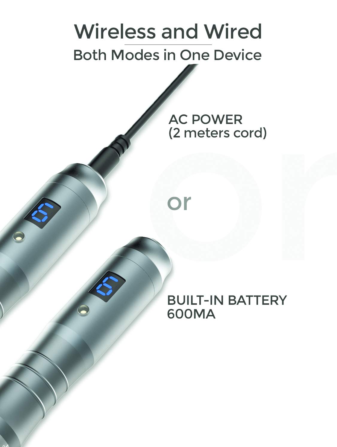 dr pen m8 microneedling pen works plugged in and wireless