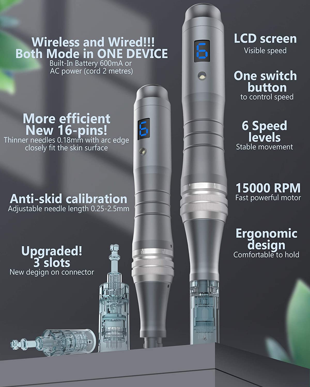 Dr. Pen M8 Derma Pen Rechargeable Microneedle System
